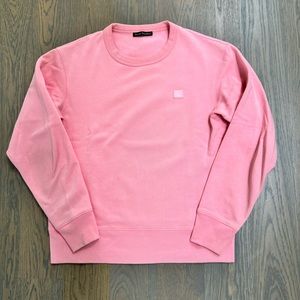 Acne Sweatshirt in powder pink